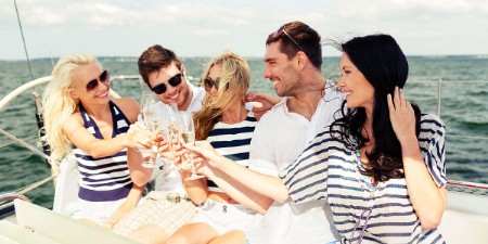 Yacht charter for advertising